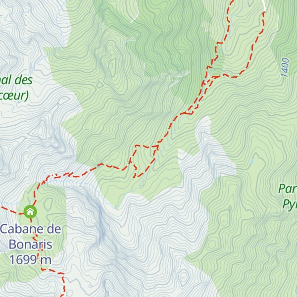 Map of Cabane d'Itchaxe
