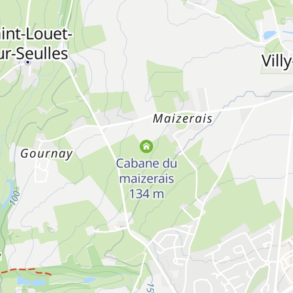 Map of Cabane du maizerais