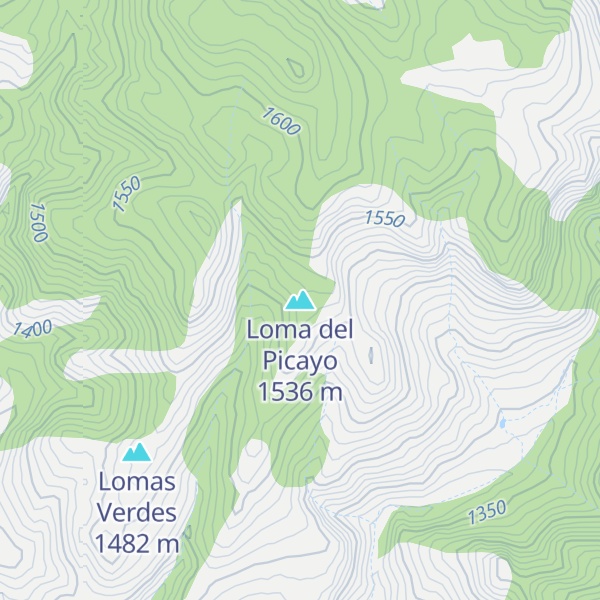 Map of Loma del Picayo