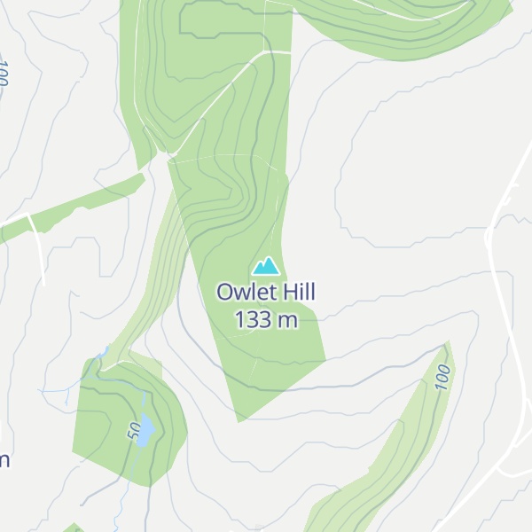Map of Owlet Hill