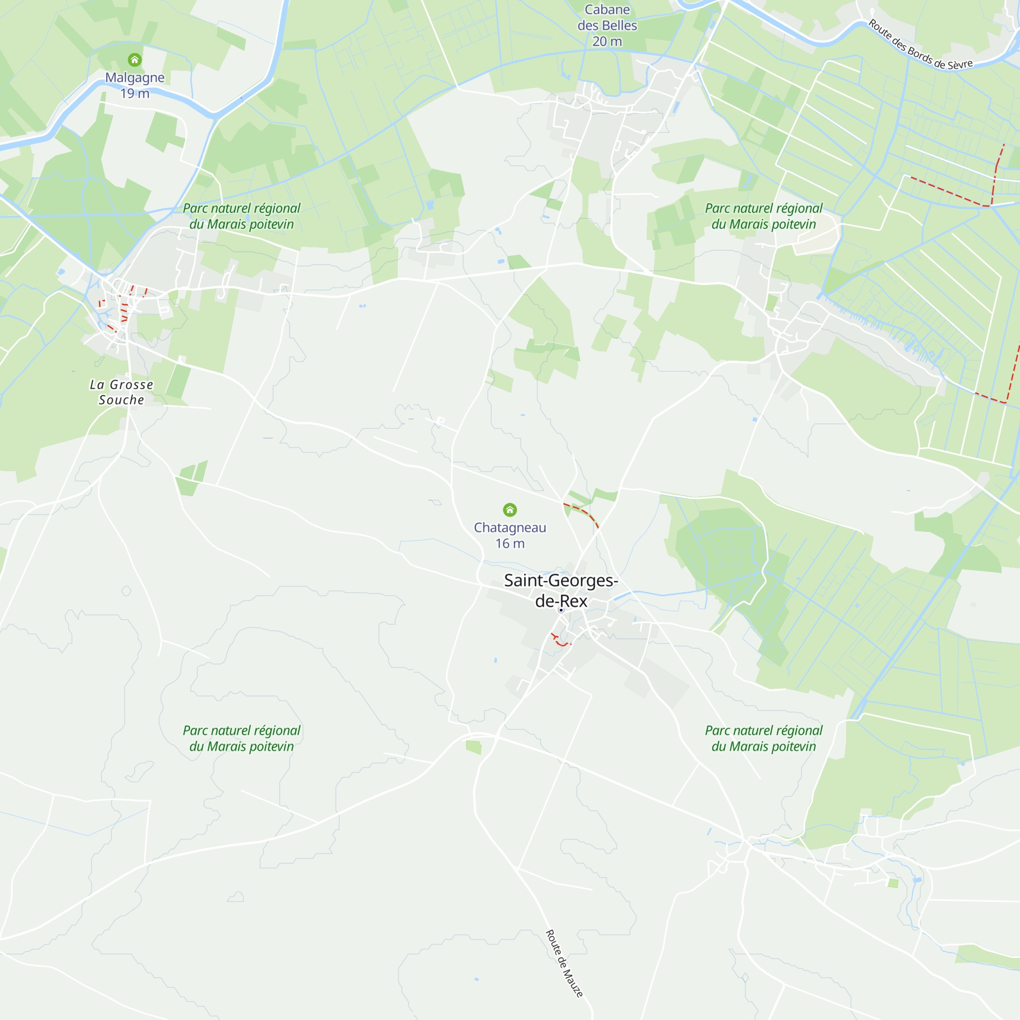 Chatagneau map