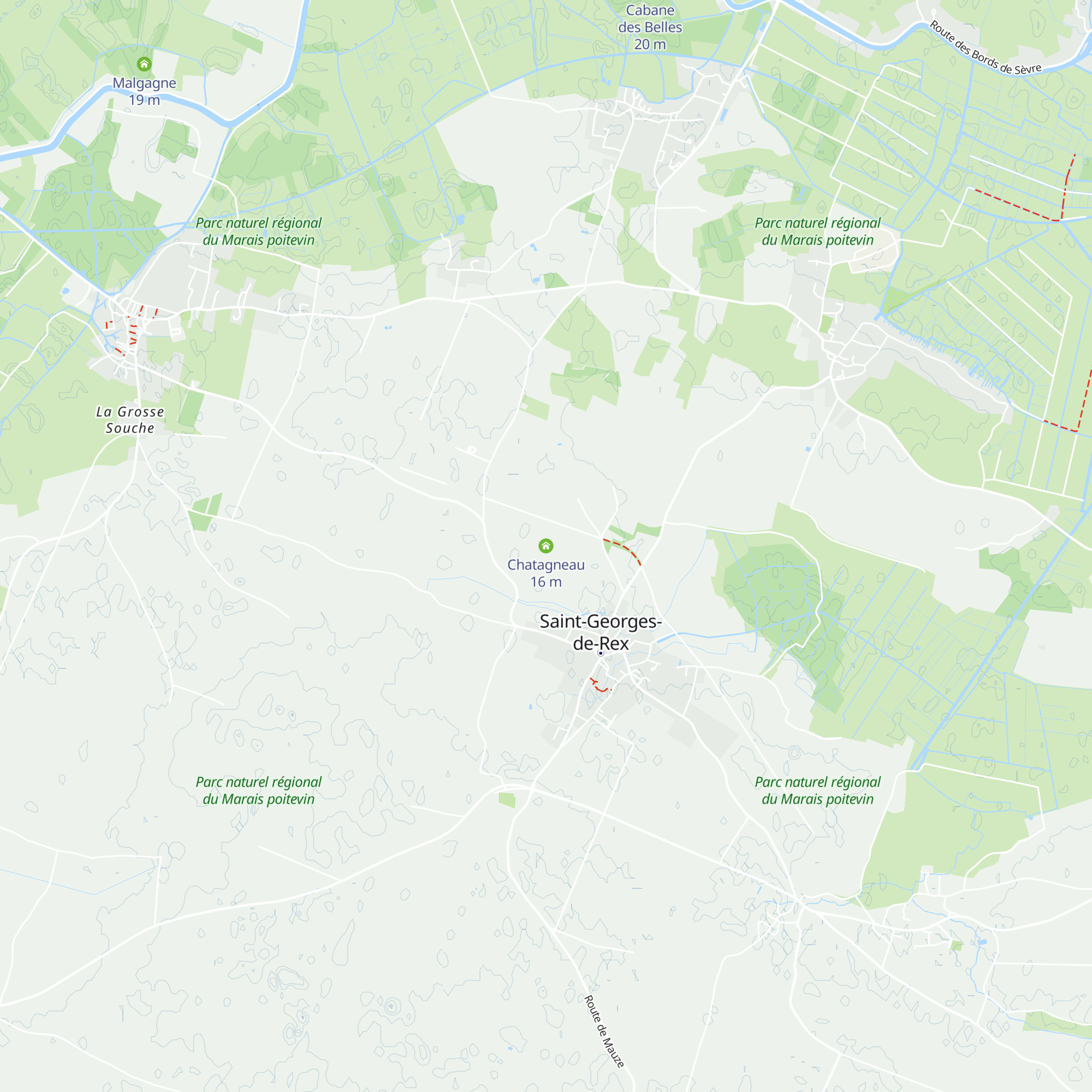 Chatagneau map