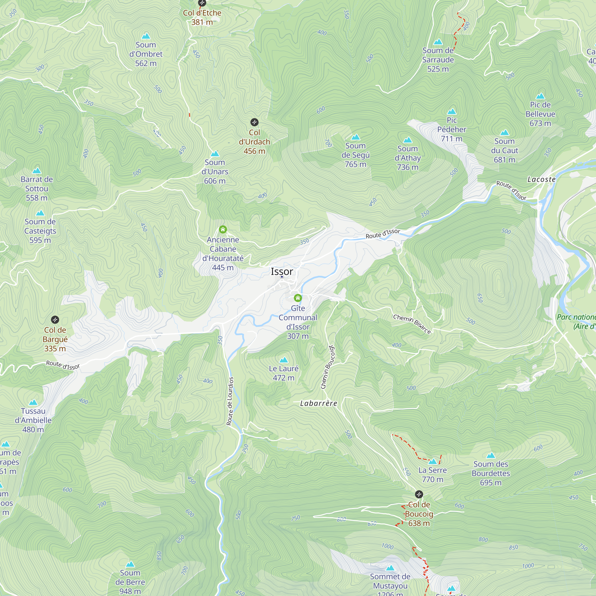 Gîte Communal d'Issor map