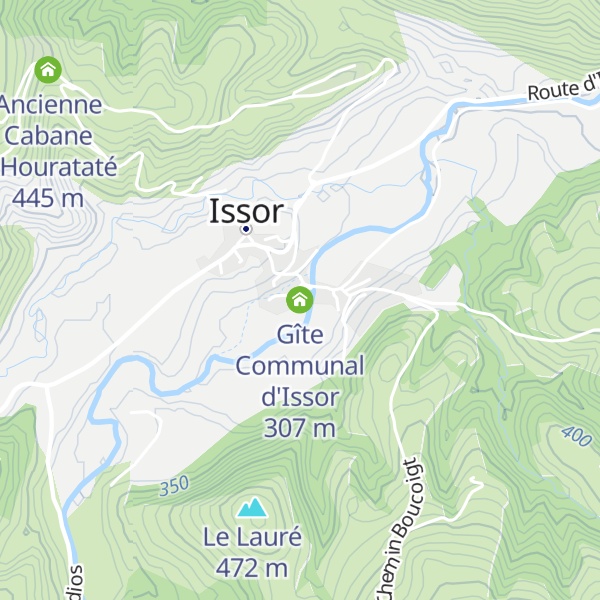 Map of Gîte Communal d'Issor