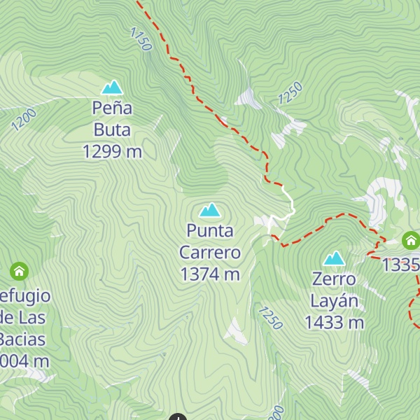 Map of Punta Carrero