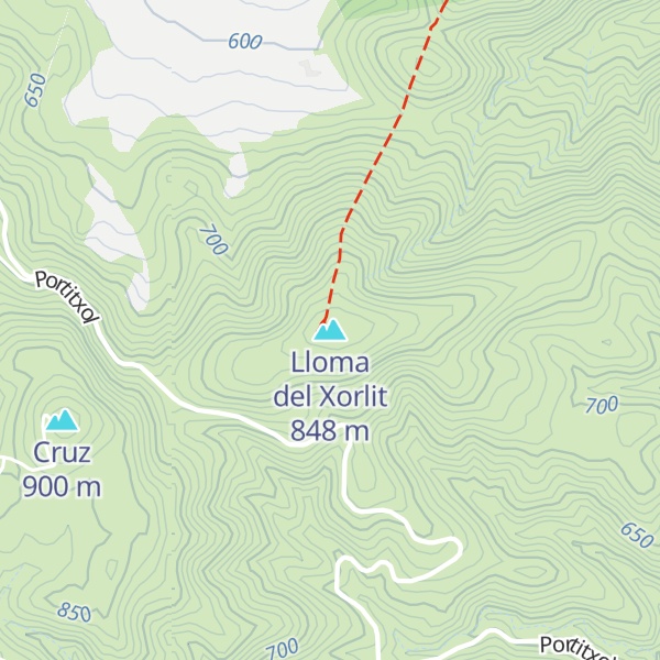 Map of Lloma del Xorlit
