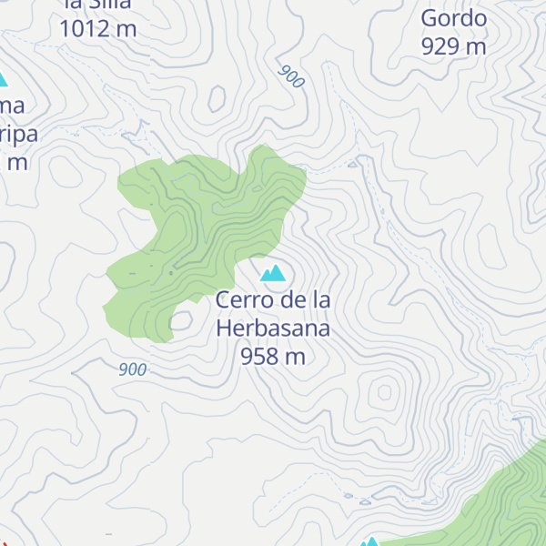 Map of Cerro de la Herbasana