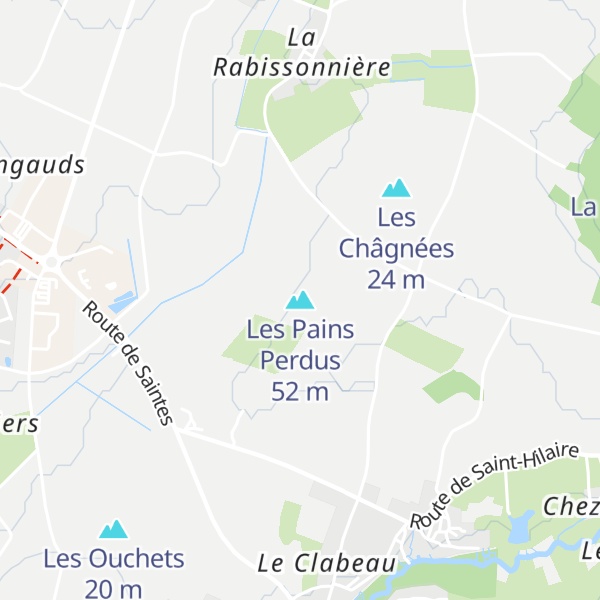 Map of Les Pains Perdus
