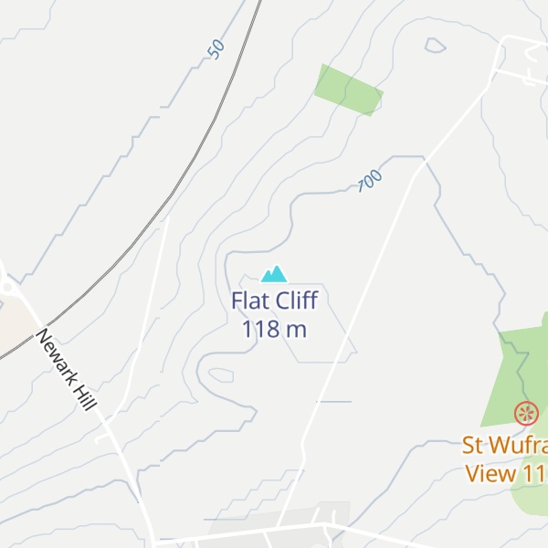 Map of Flat Cliff