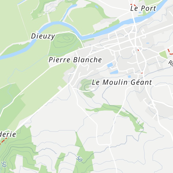 Map of Pic Martin