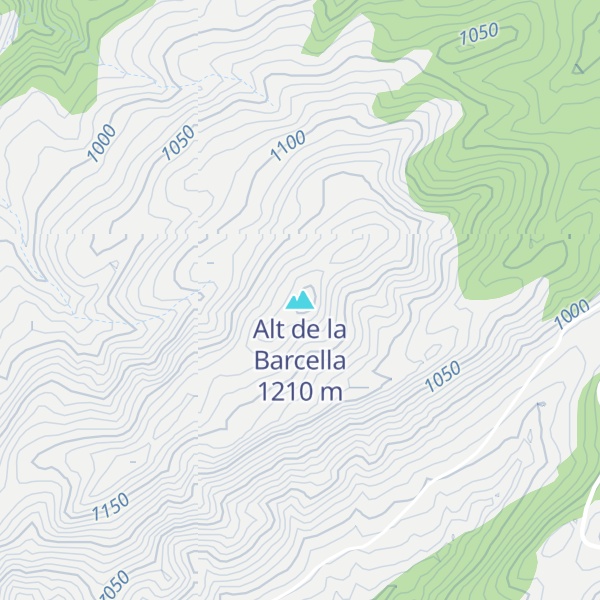 Map of Alt de la Barcella