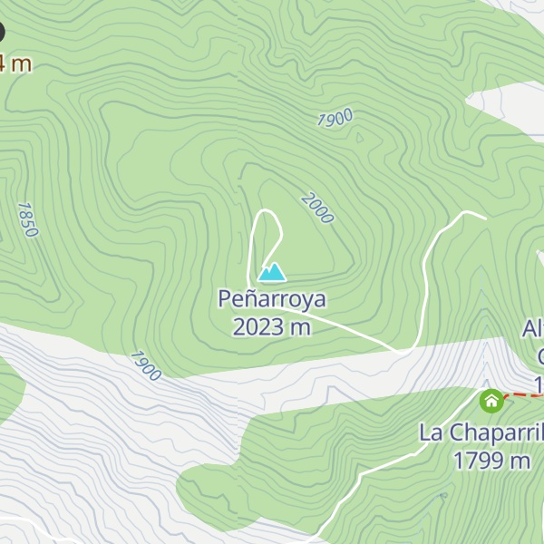 Map of Peñarroya