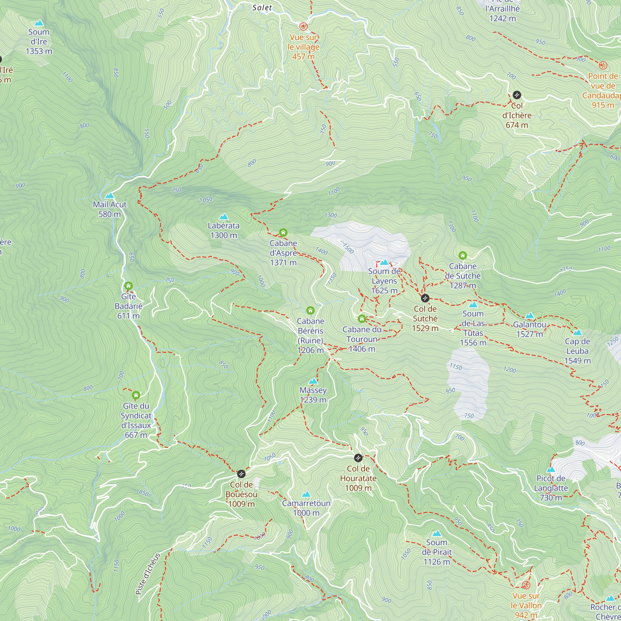 Cabane Béréris (Ruine) map