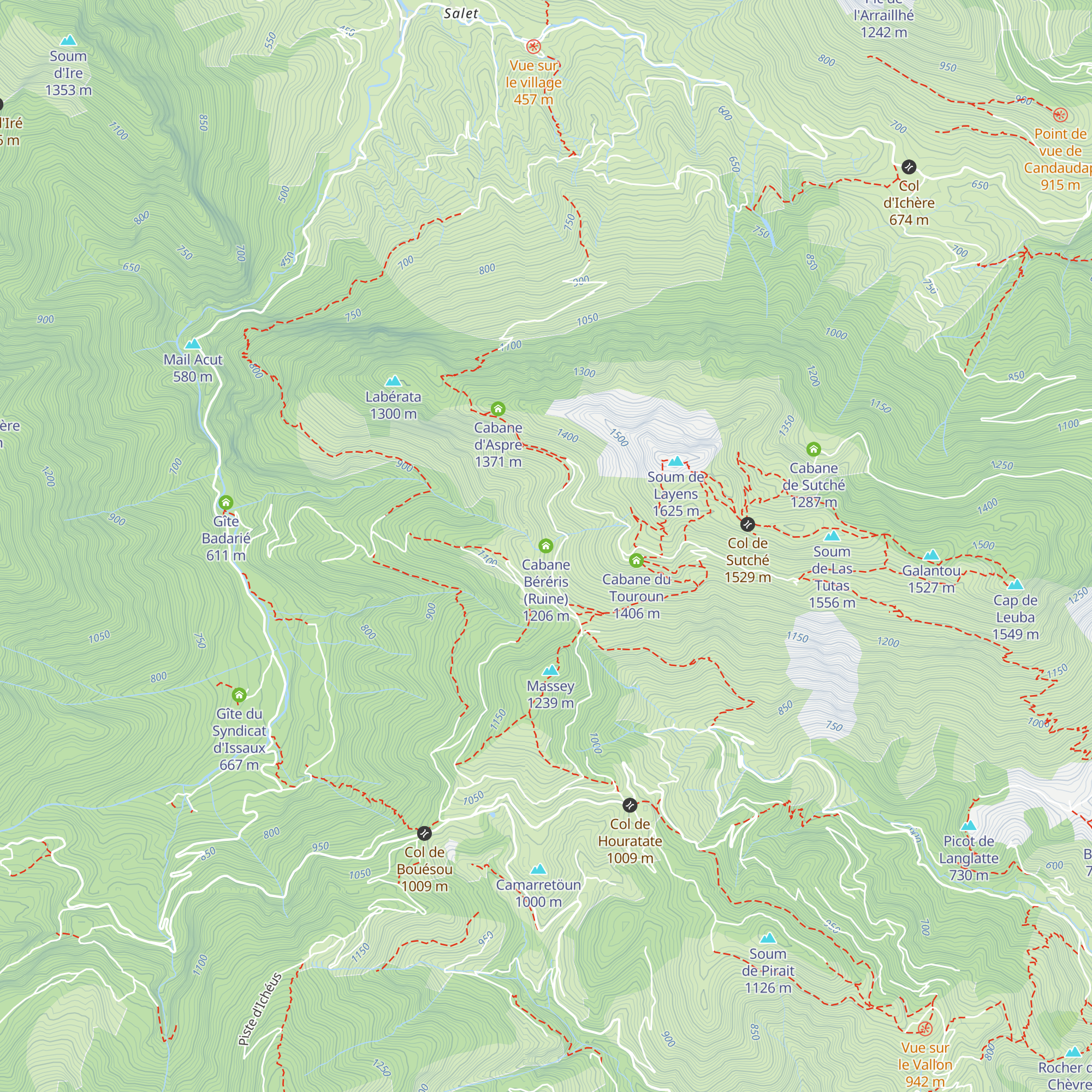 Cabane Béréris (Ruine) map