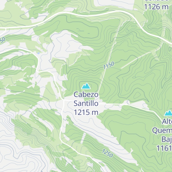 Map of Cabezo Santillo