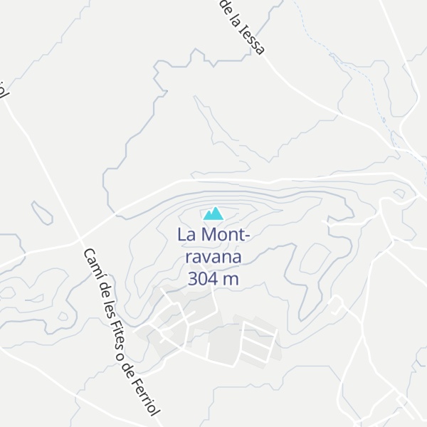 Map of La Mont-ravana