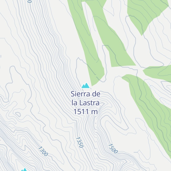 Map of Sierra de la Lastra