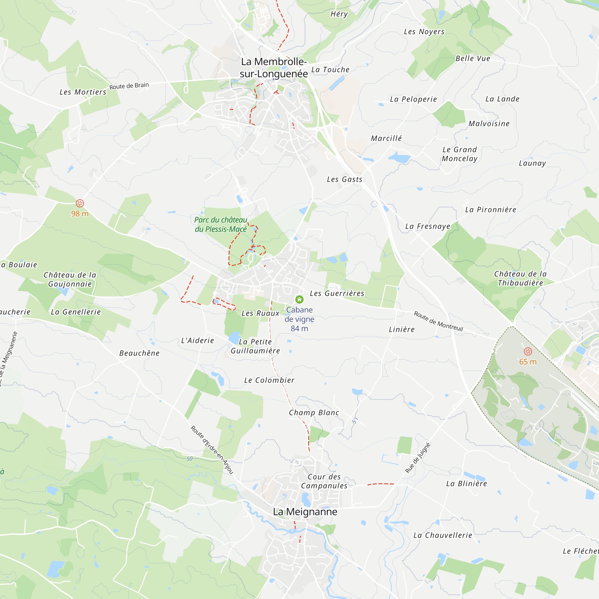 Cabane de vigne map