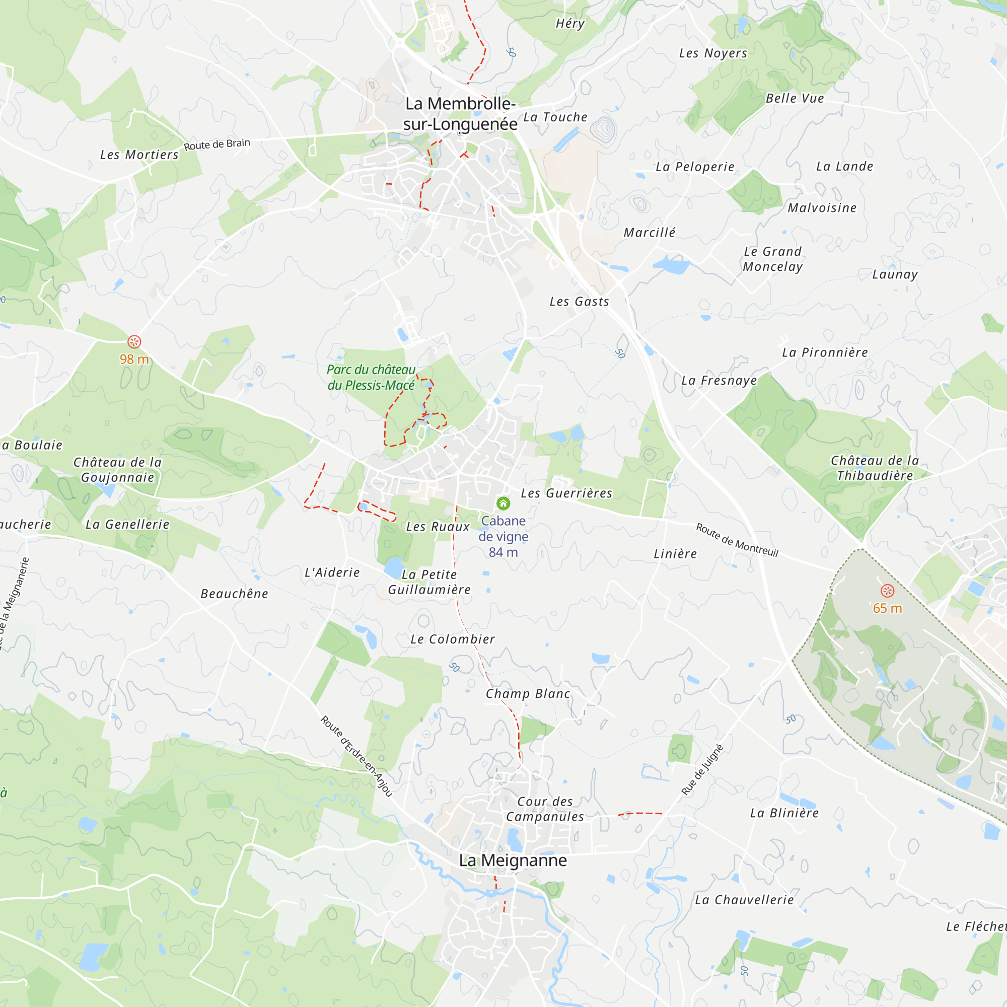 Cabane de vigne map