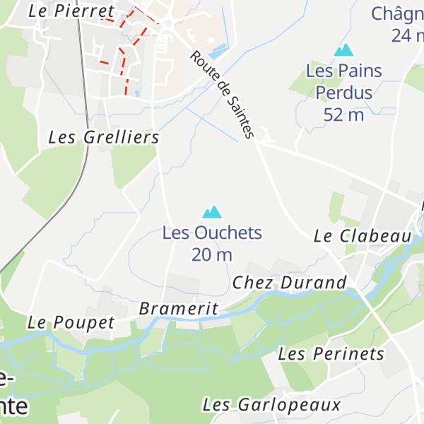 Map of Les Ouchets
