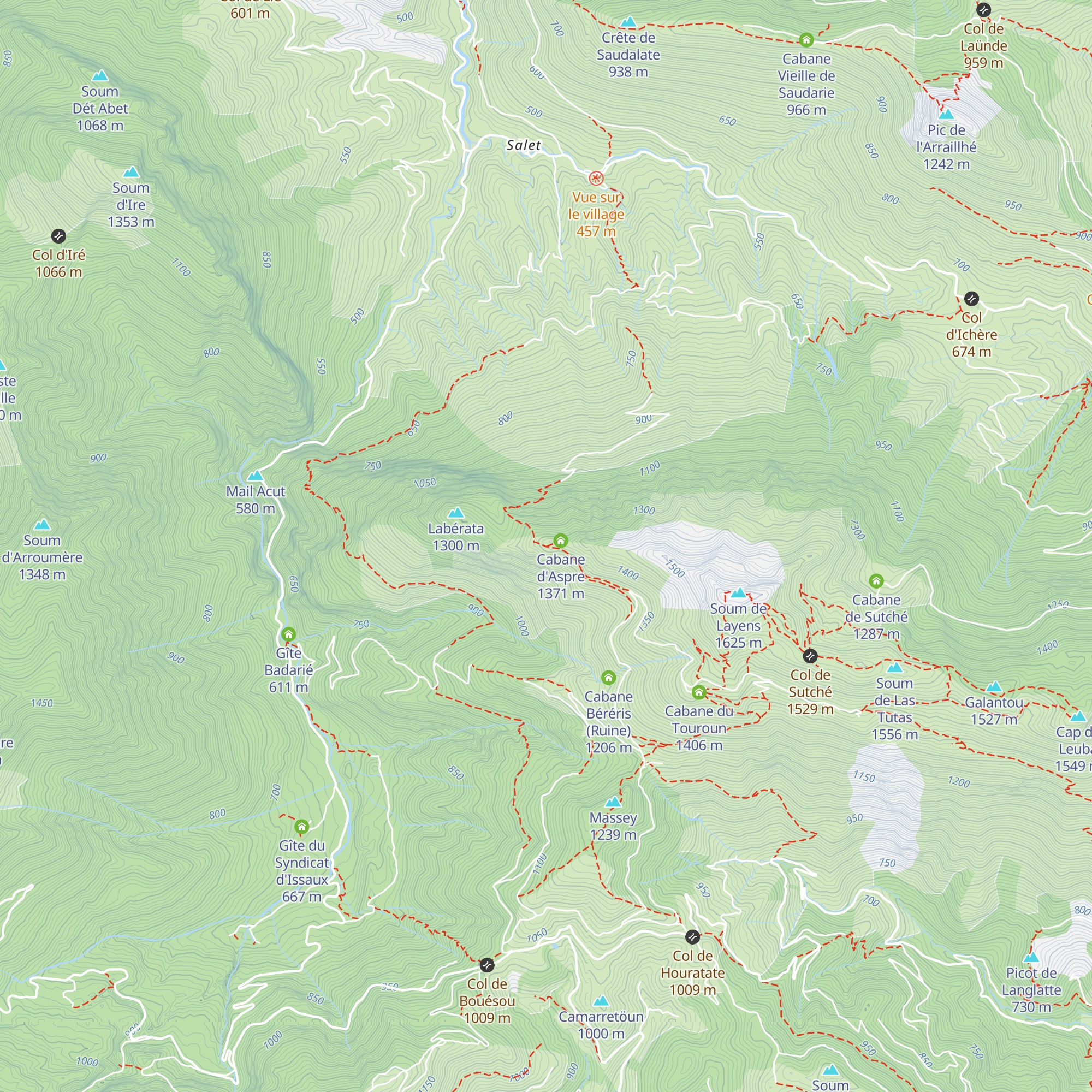 Cabane de la Coureyette (Ruine) map