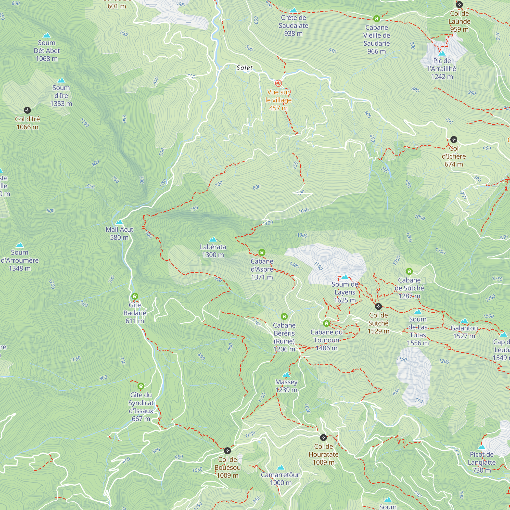 Cabane de la Coureyette (Ruine) map