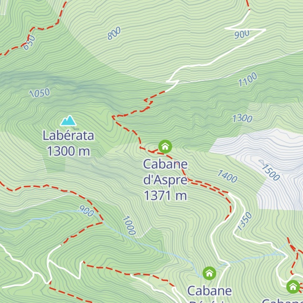 Map of Cabane de la Coureyette (Ruine)