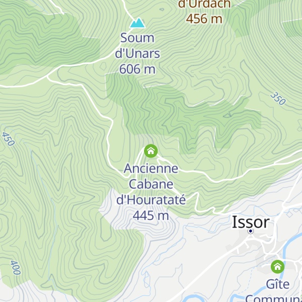 Map of Ancienne Cabane d'Hourataté