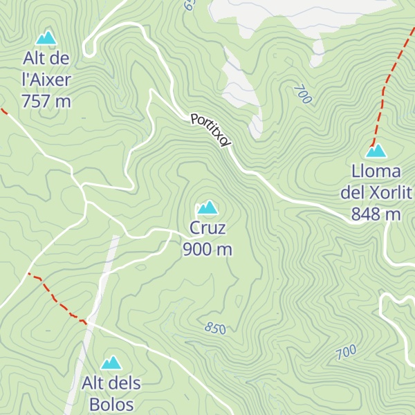 Map of Cruz