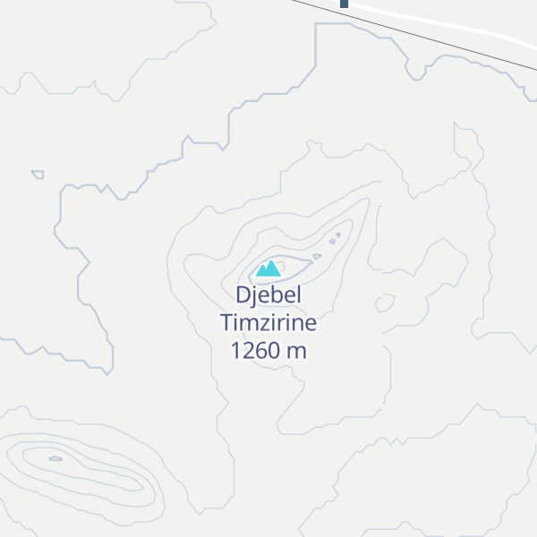 Map of Djebel Timzirine