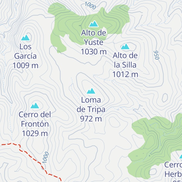 Map of Loma de Tripa