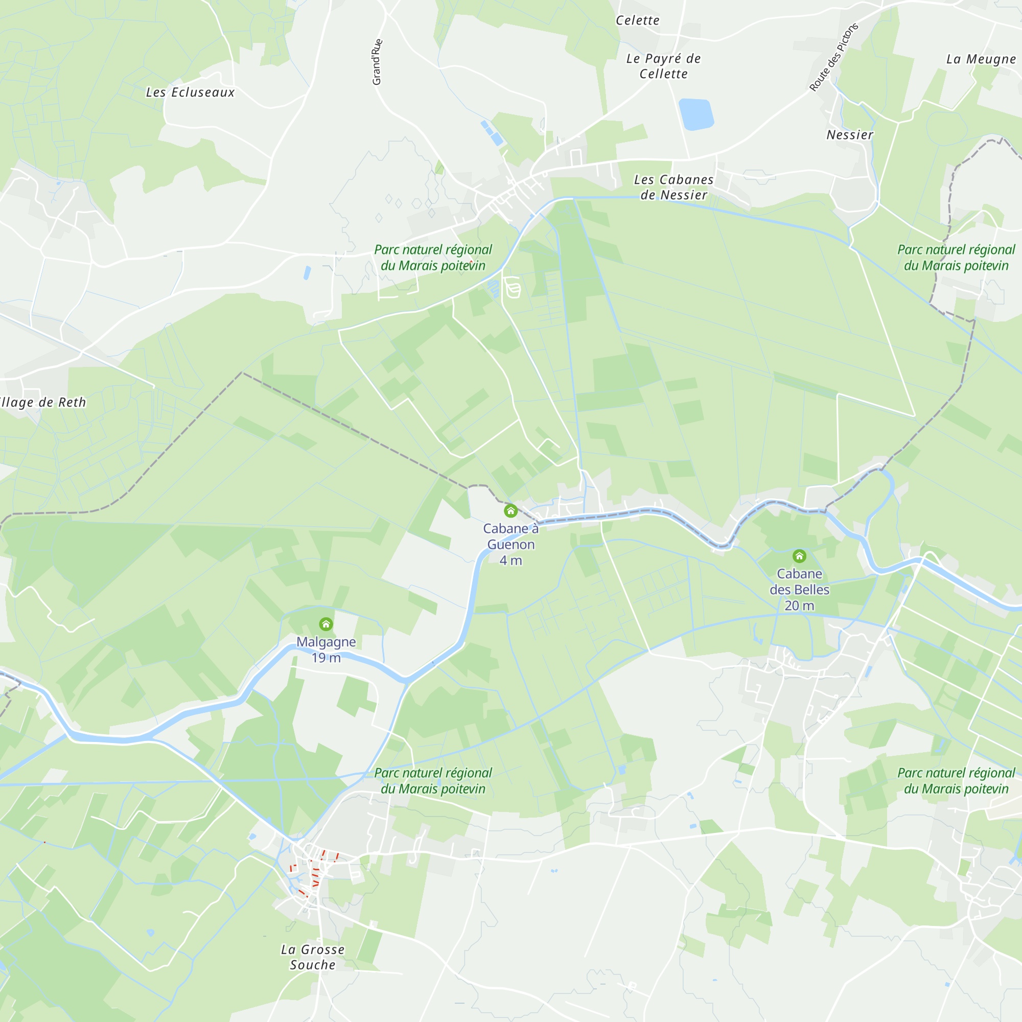 Cabane à Guenon map