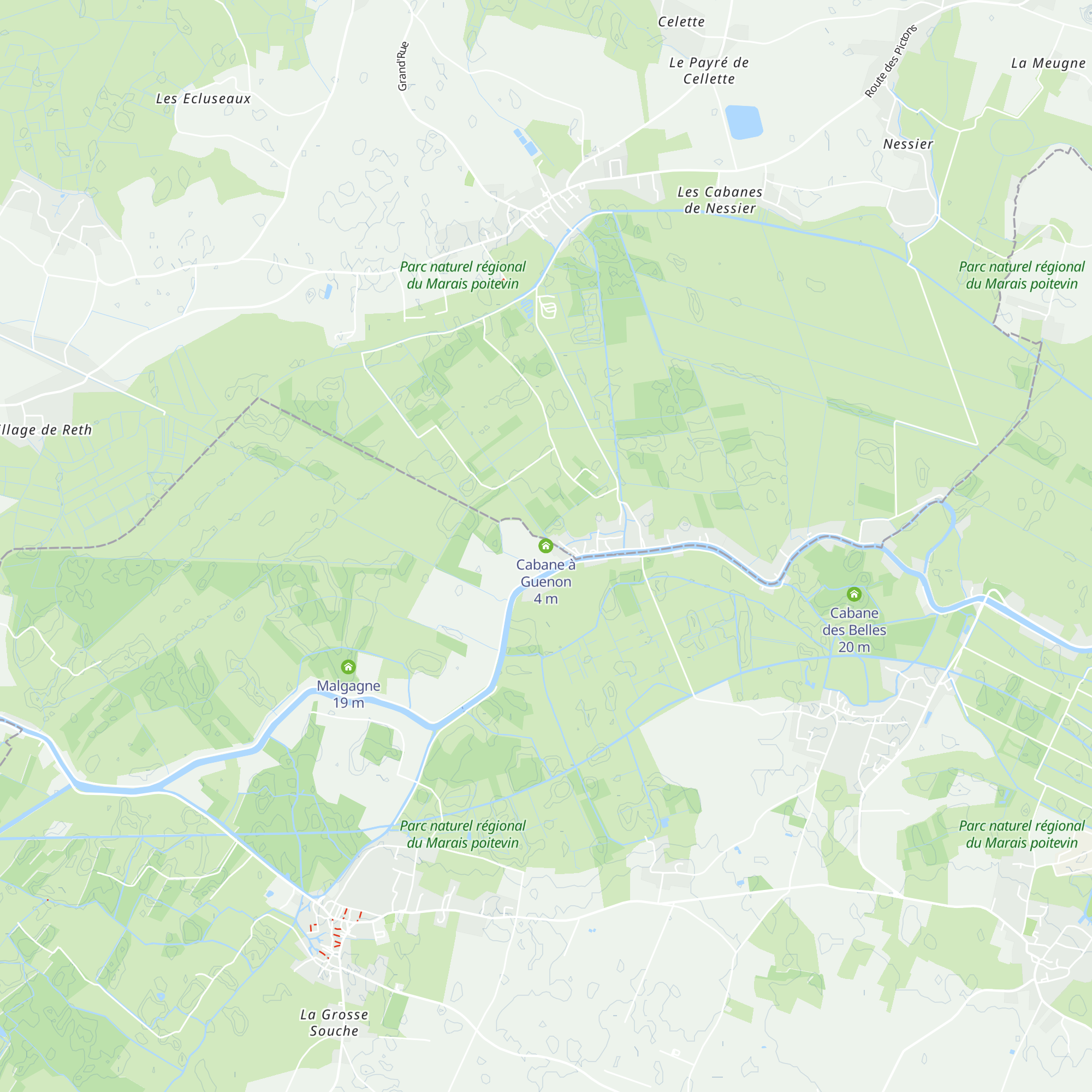 Cabane à Guenon map