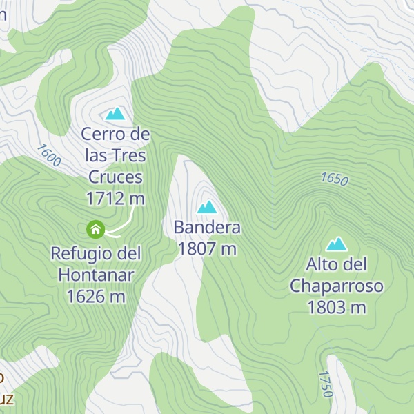 Map of Bandera