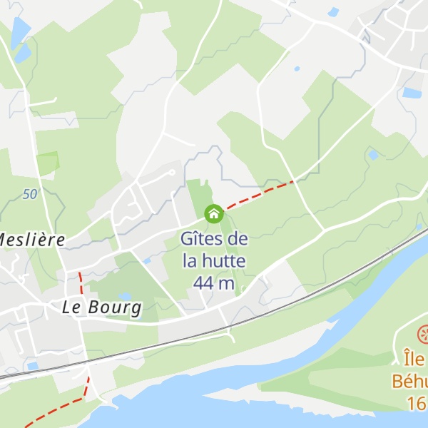 Map of Gîtes de la hutte