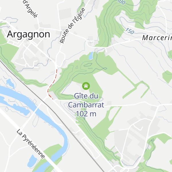 Map of Gîte du Cambarrat