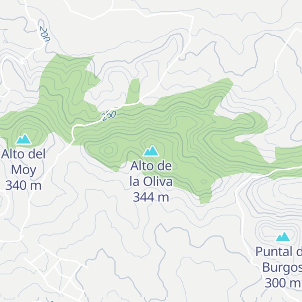 Map of Alto de la Oliva