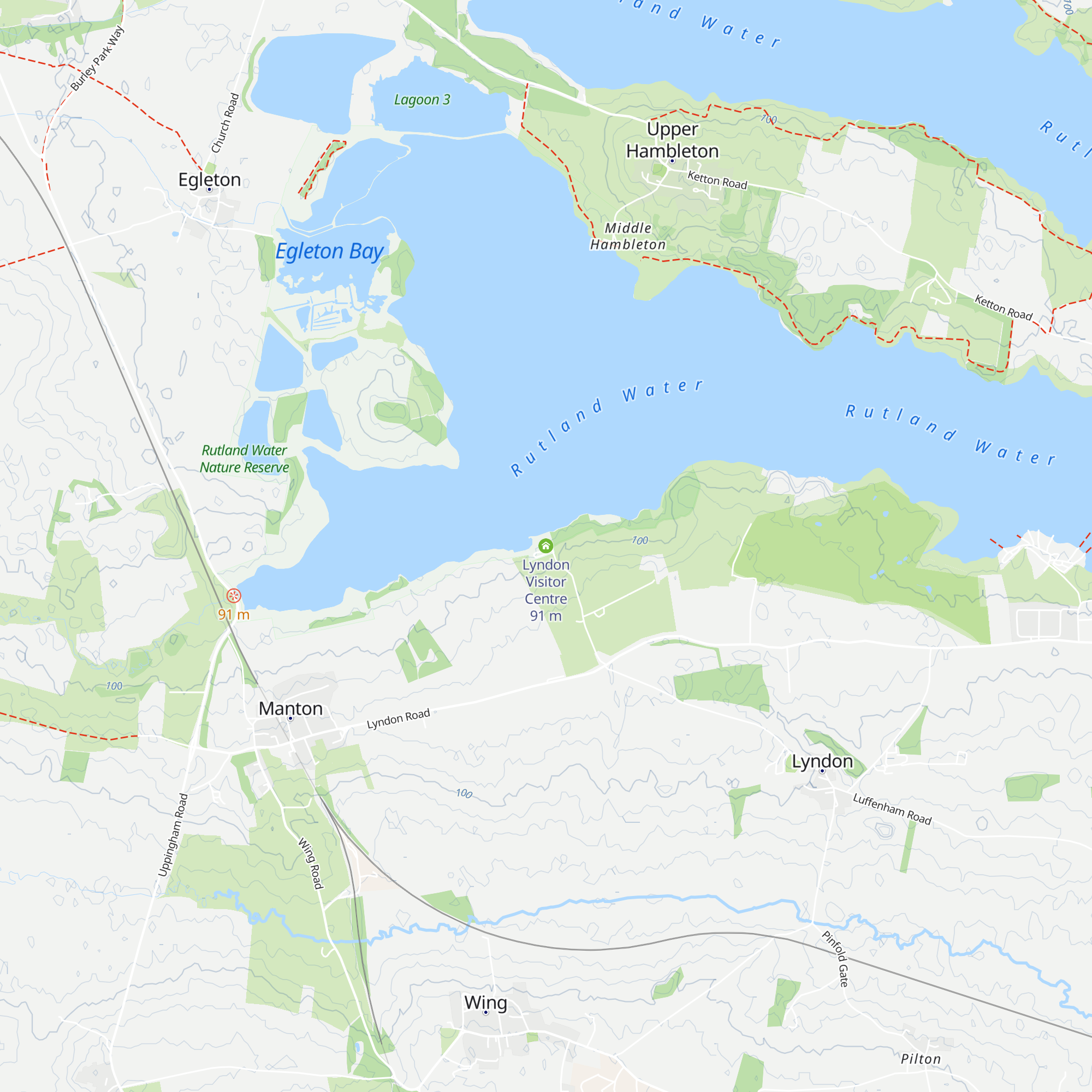 Lyndon Visitor Centre map