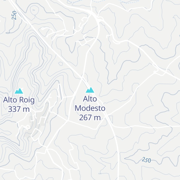 Map of Alto Modesto