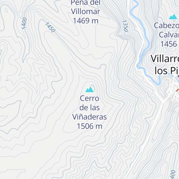 Map of Cerro de las Viñaderas