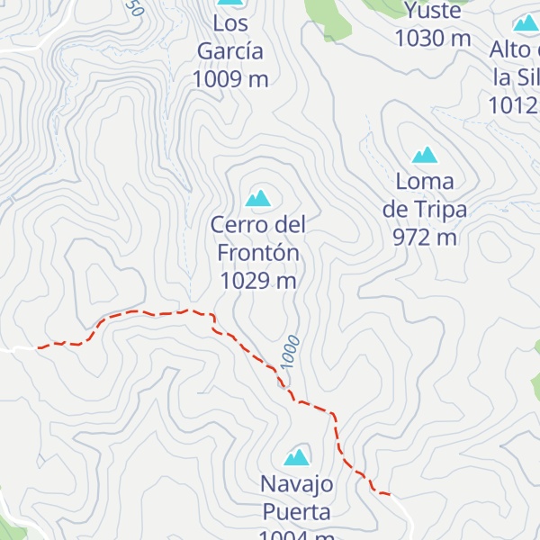 Map of Alto de las Monjas