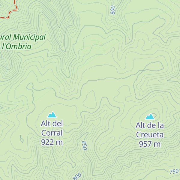 Map of Alt de la Coca