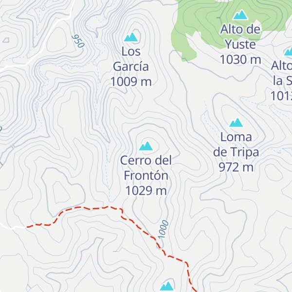 Map of Cerro del Frontón