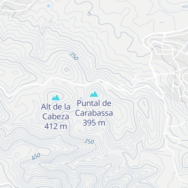 Map of Puntal de Carabassa