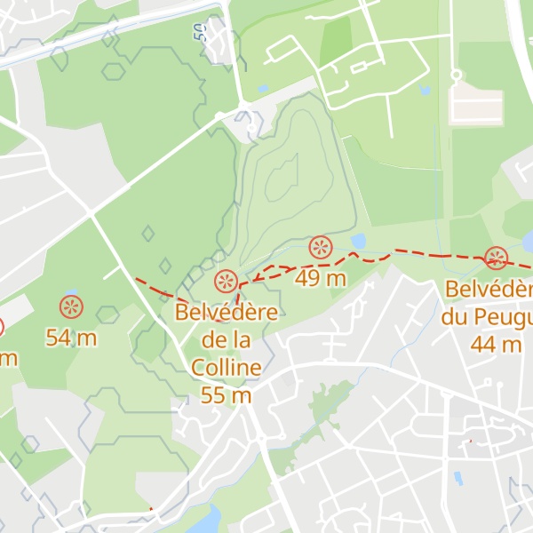 Map of Le Tronc Creux