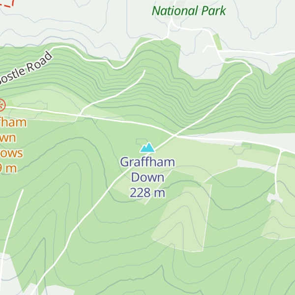 Map of Graffham Down