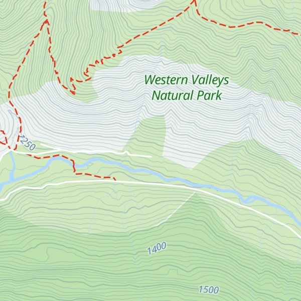 Map of Refugio de la Mina