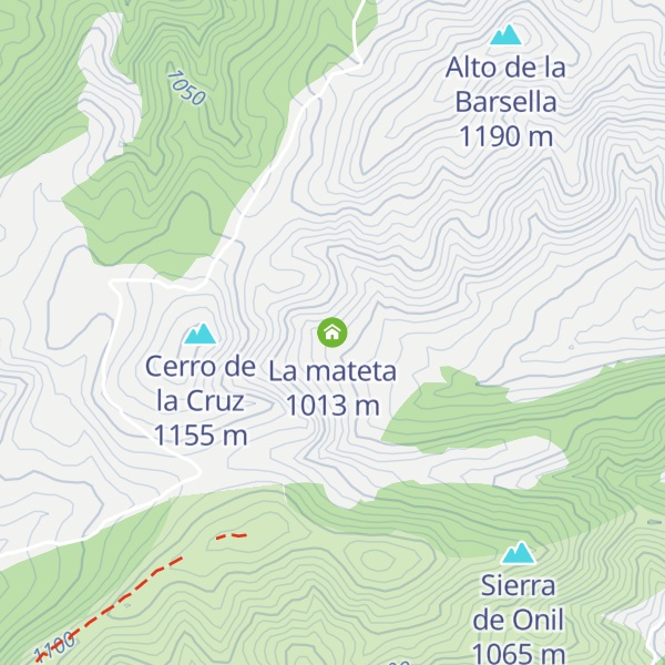 Map of La mateta