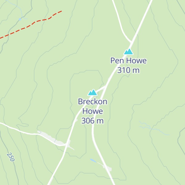Map of Breckon Howe