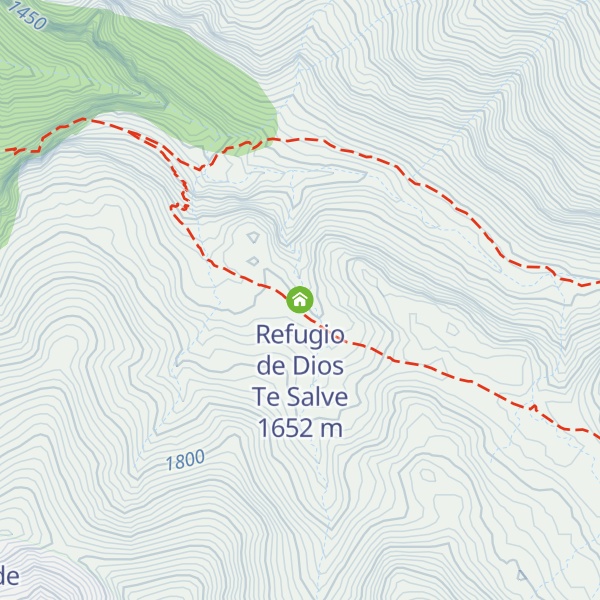 Map of Refugio de Dios Te Salve